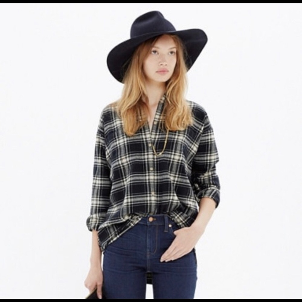 Madewell Classic Plaid Flannel Shirt